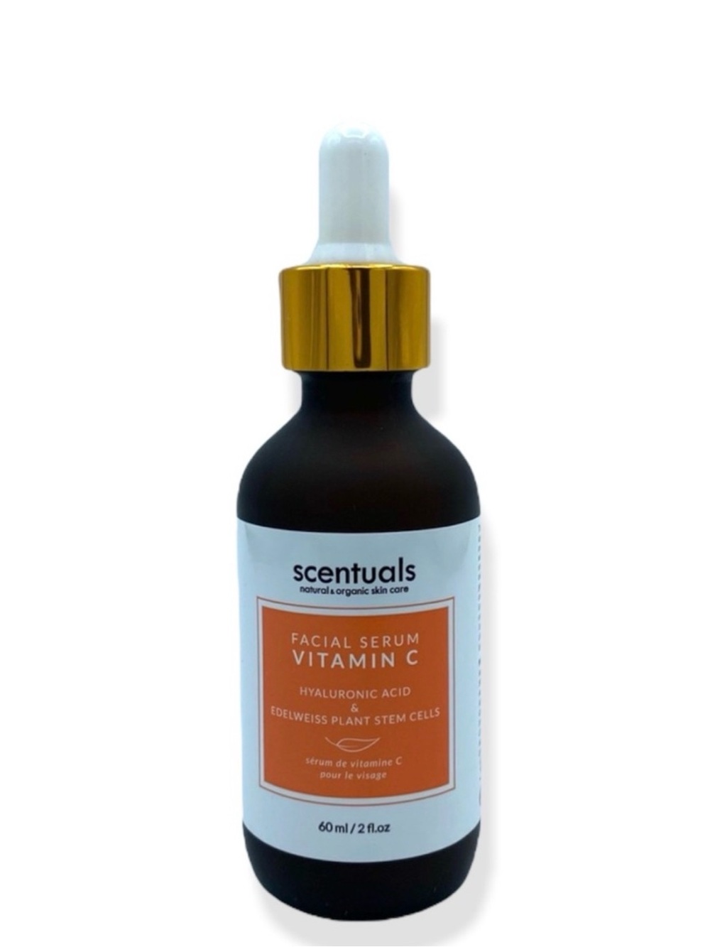 Scentuals Vitamin C Facial Serum - 60ml - Gold/Black Dropper